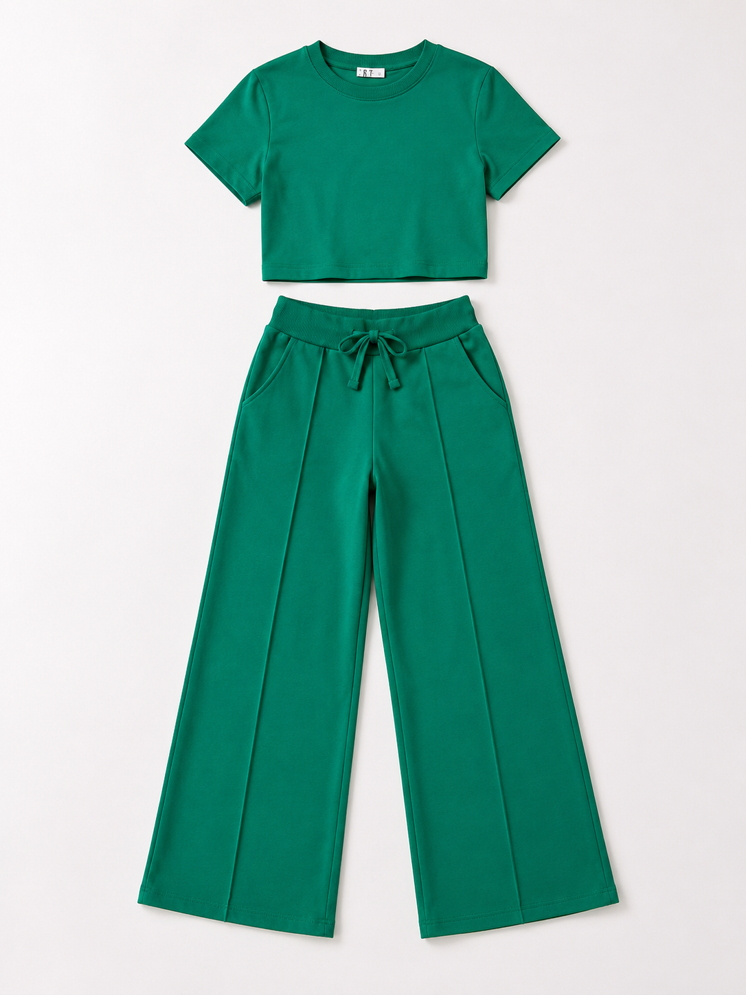 Conjunto Dama 2 Piezas Color Verde Esmeralda