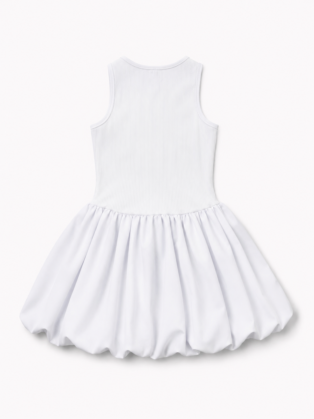 Vestido dama globo blanco 🤍
