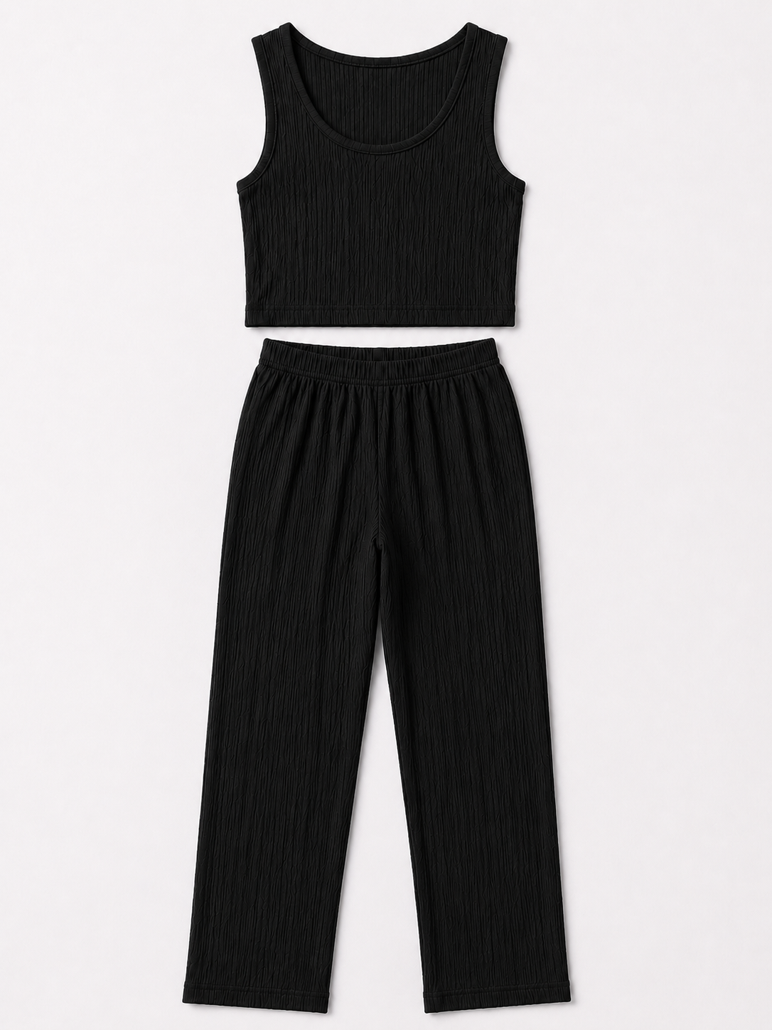 Conjunto dama 3 piezas color negro 🖤