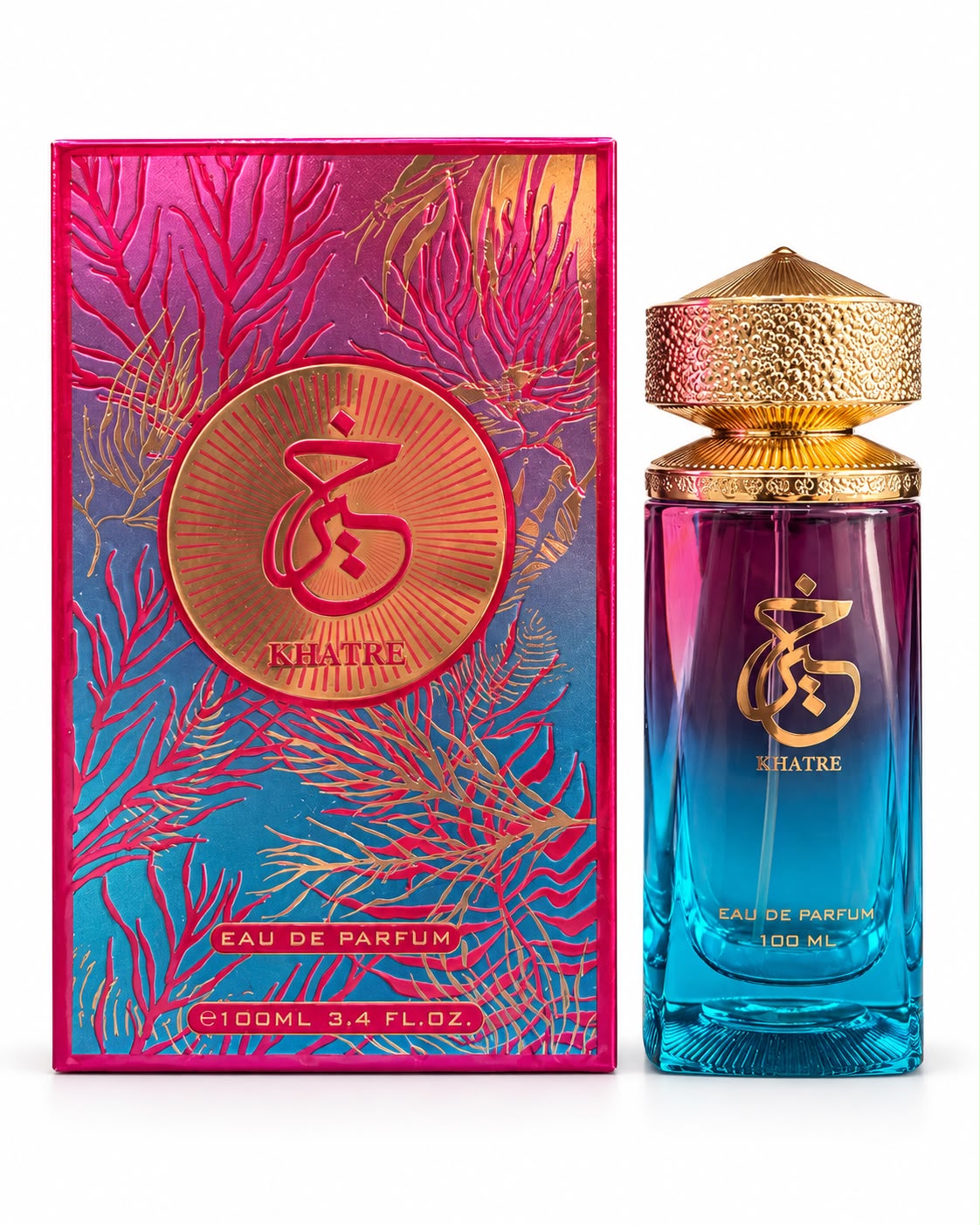 Perfume dama tonos rosas