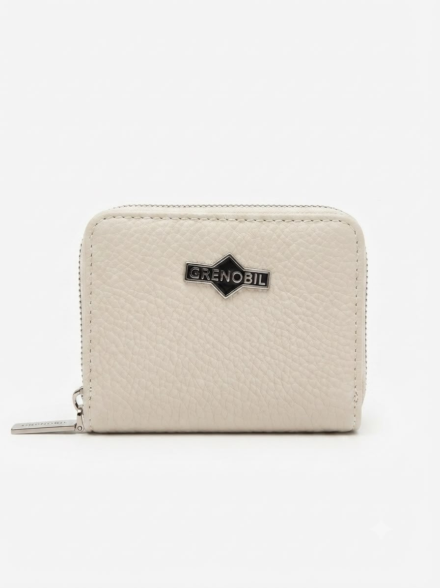 Cartera Dama compacta color marfil