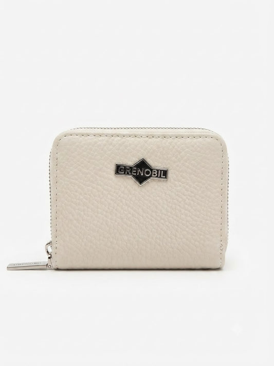 Cartera Dama compacta color marfil