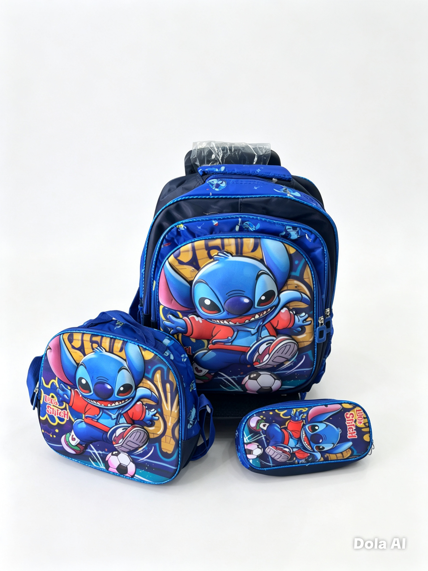 Set mochila stitch 3 piezas