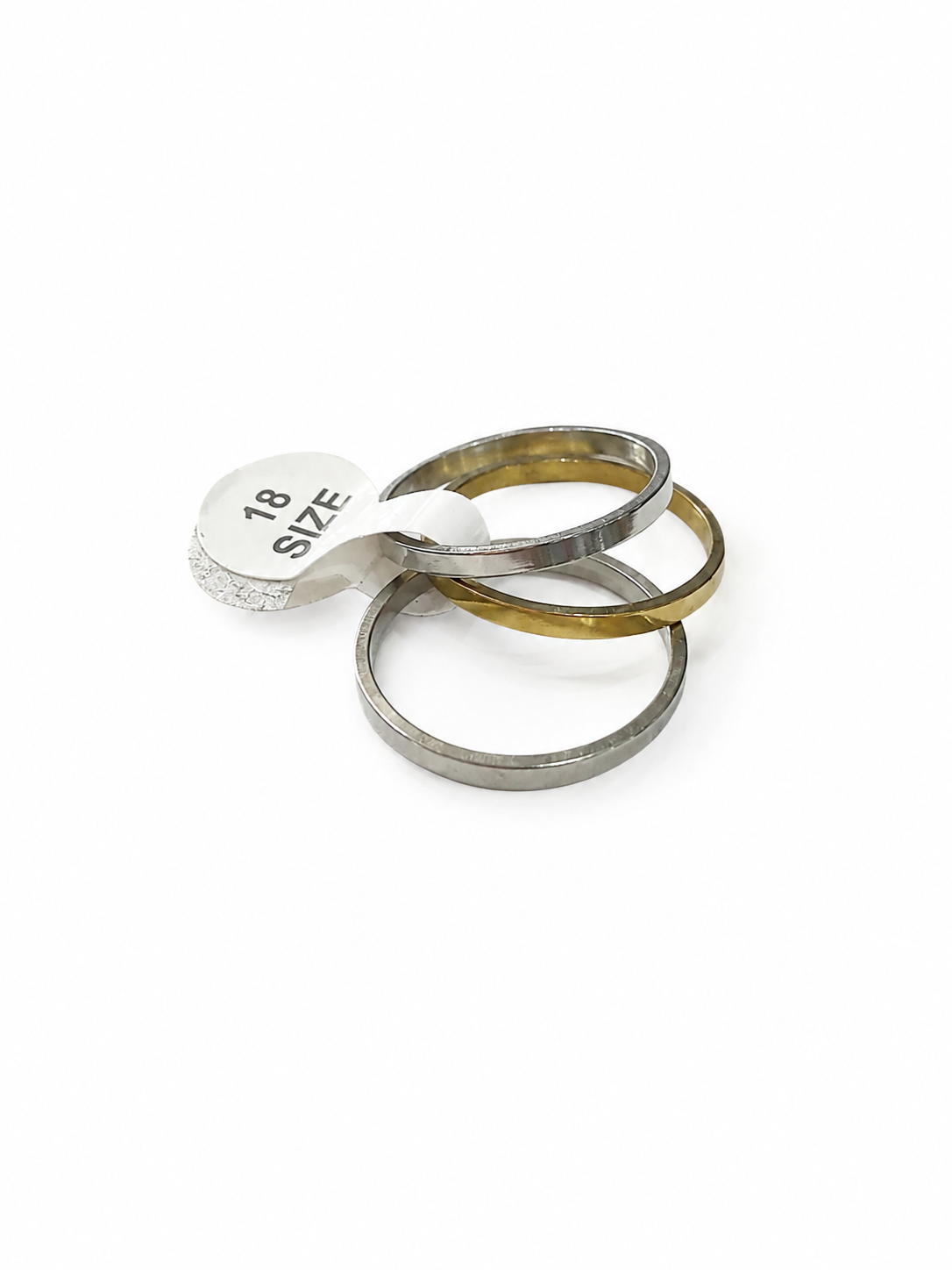 Anillo caballero tricolor ✨