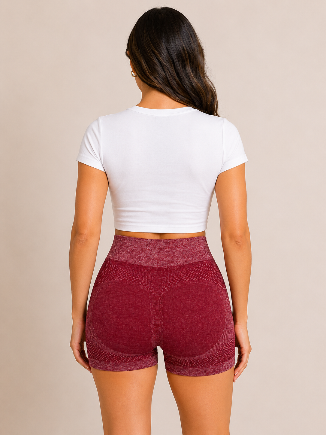 Legging dama Seamless Push Up Color Vino