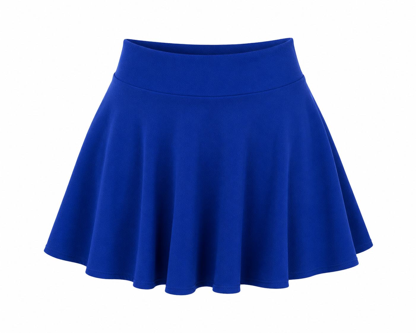 Falda Dama grande skater azul rey