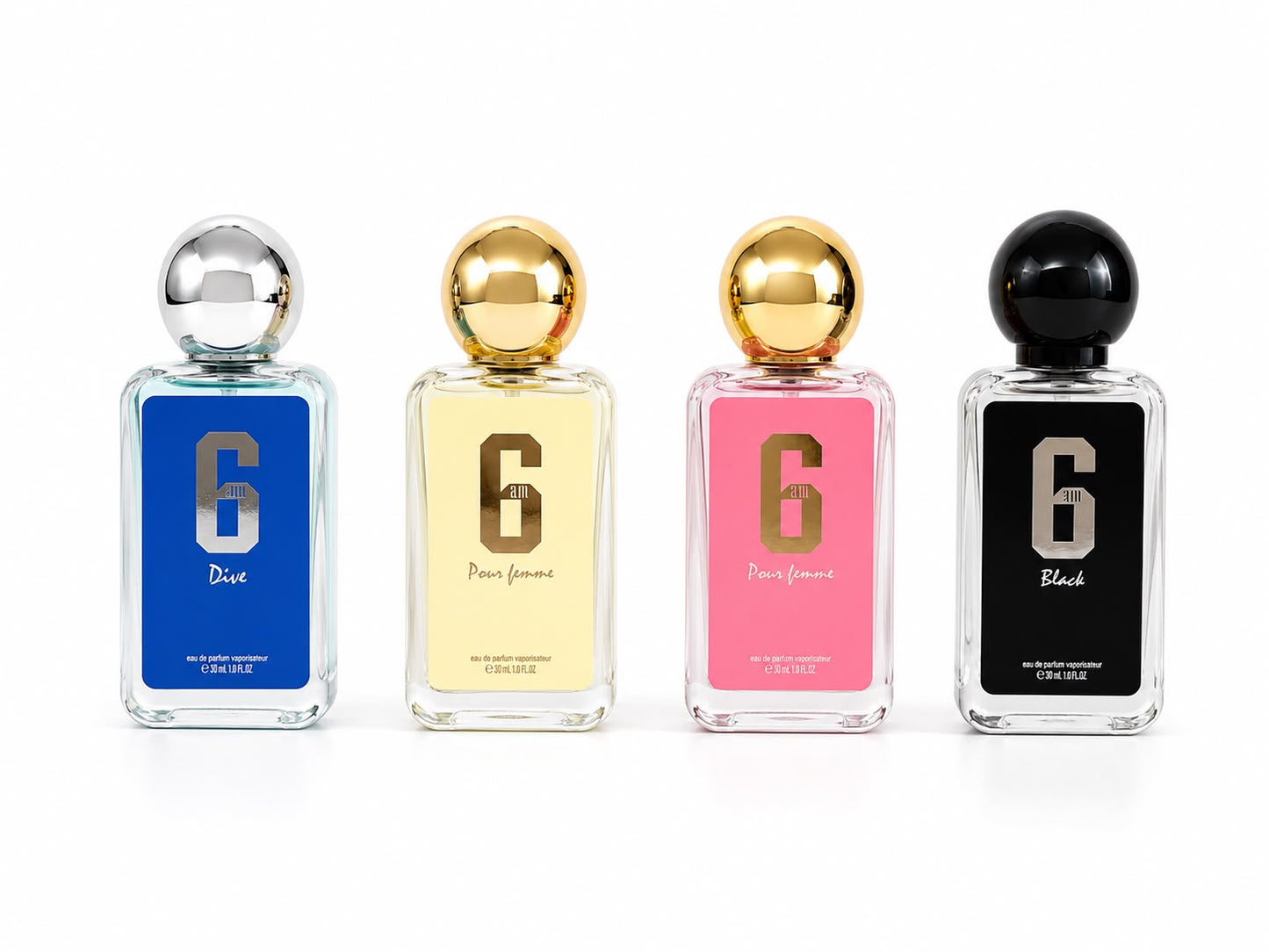 Set Perfume Caballero– Colección 6 am (4 Piezas)