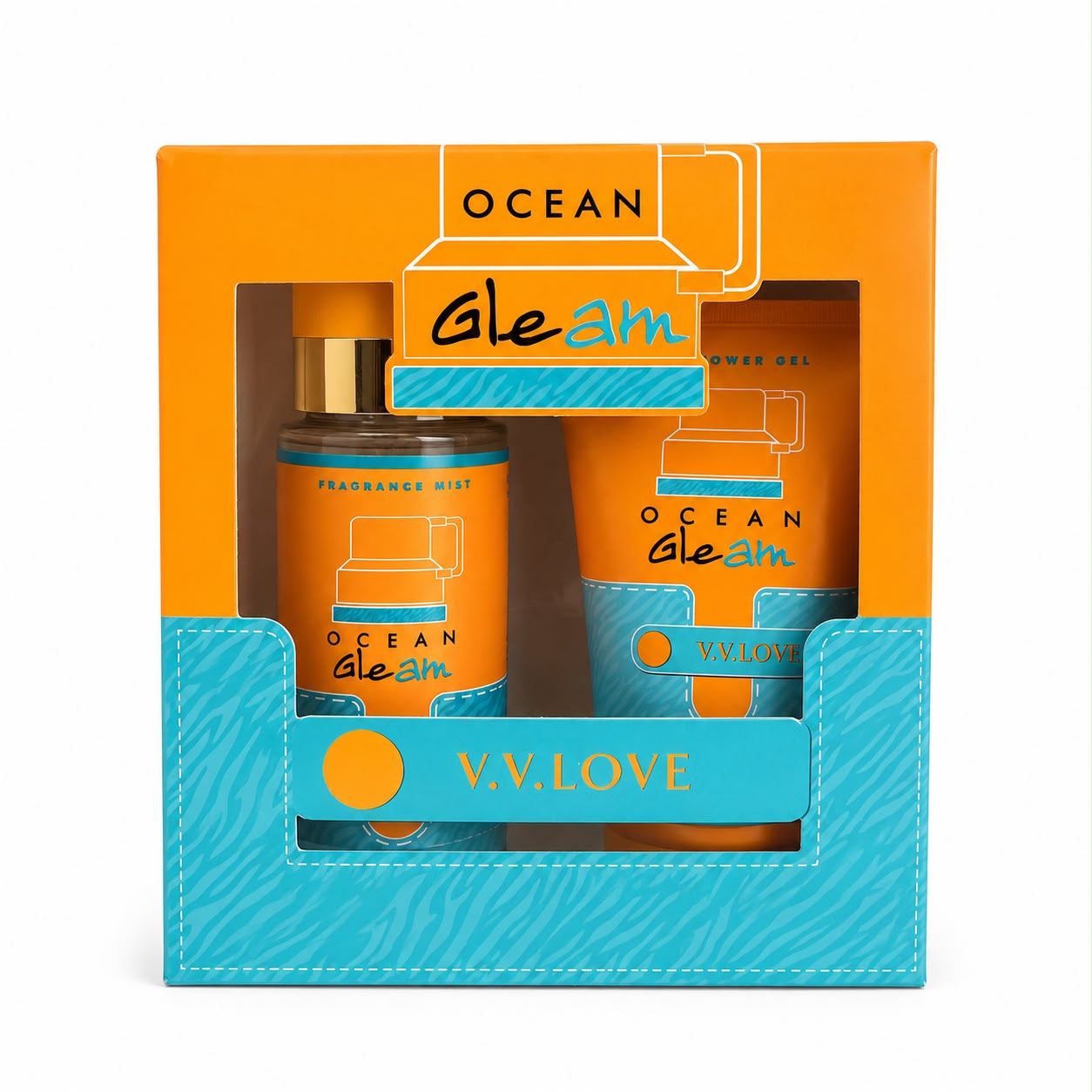 Set Perfume Caballero Ocean Gleam – Fragancia + Shower Gel