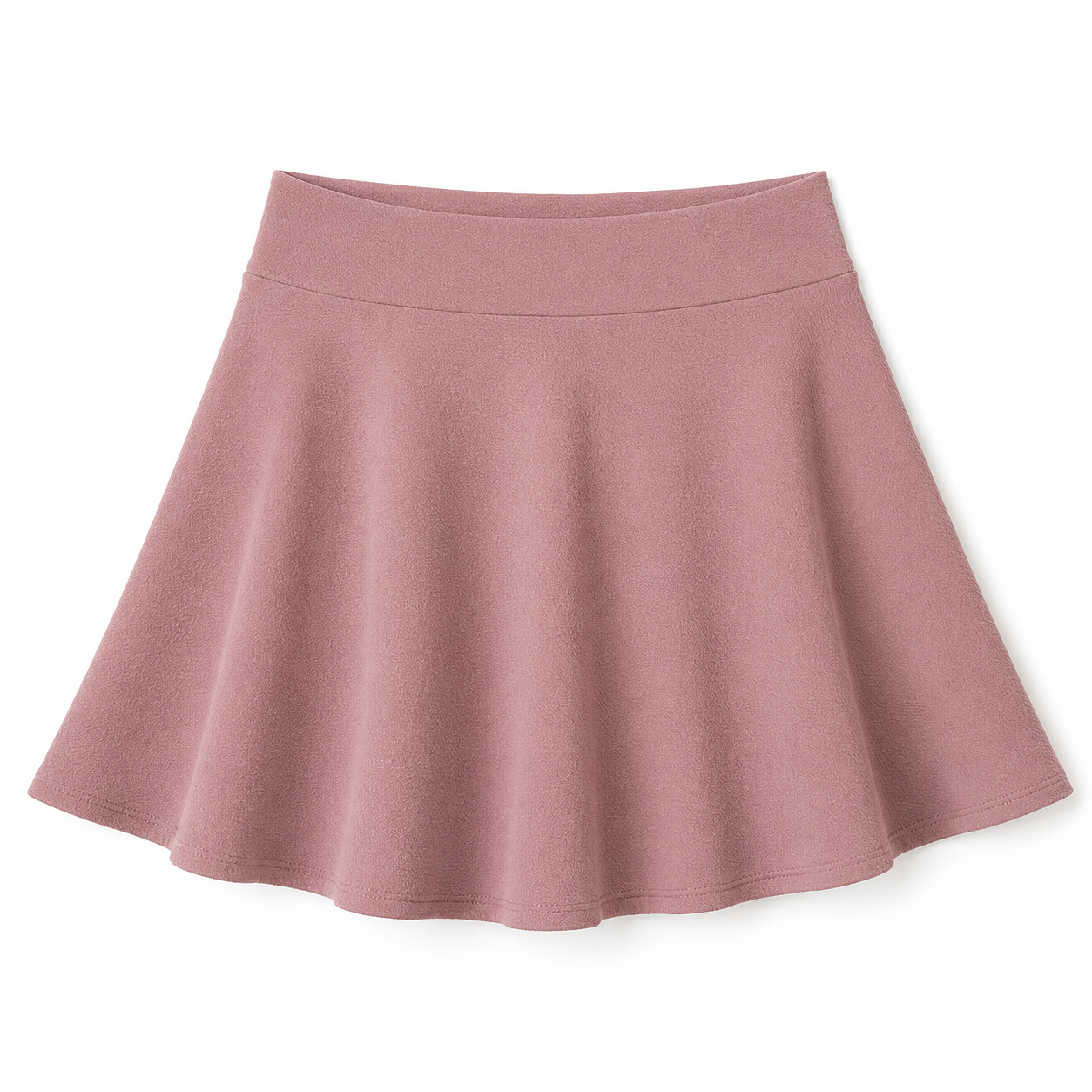 Falda Dama mediana color rosa palo