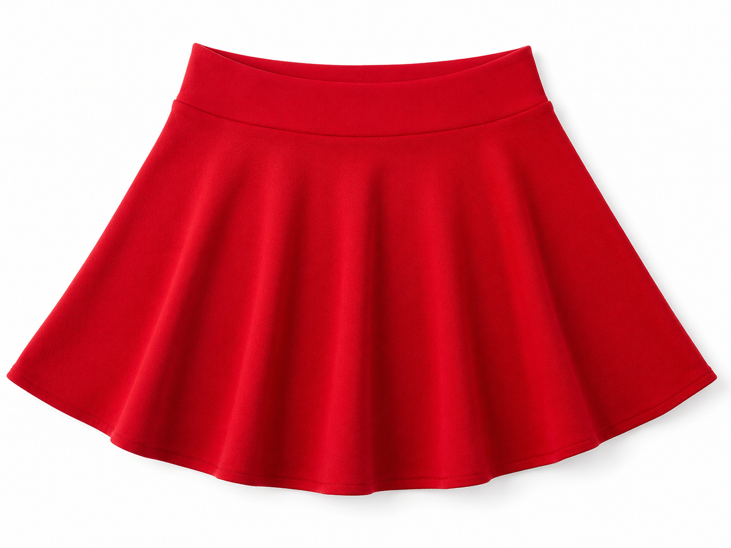 Falda Dama chica color rojo