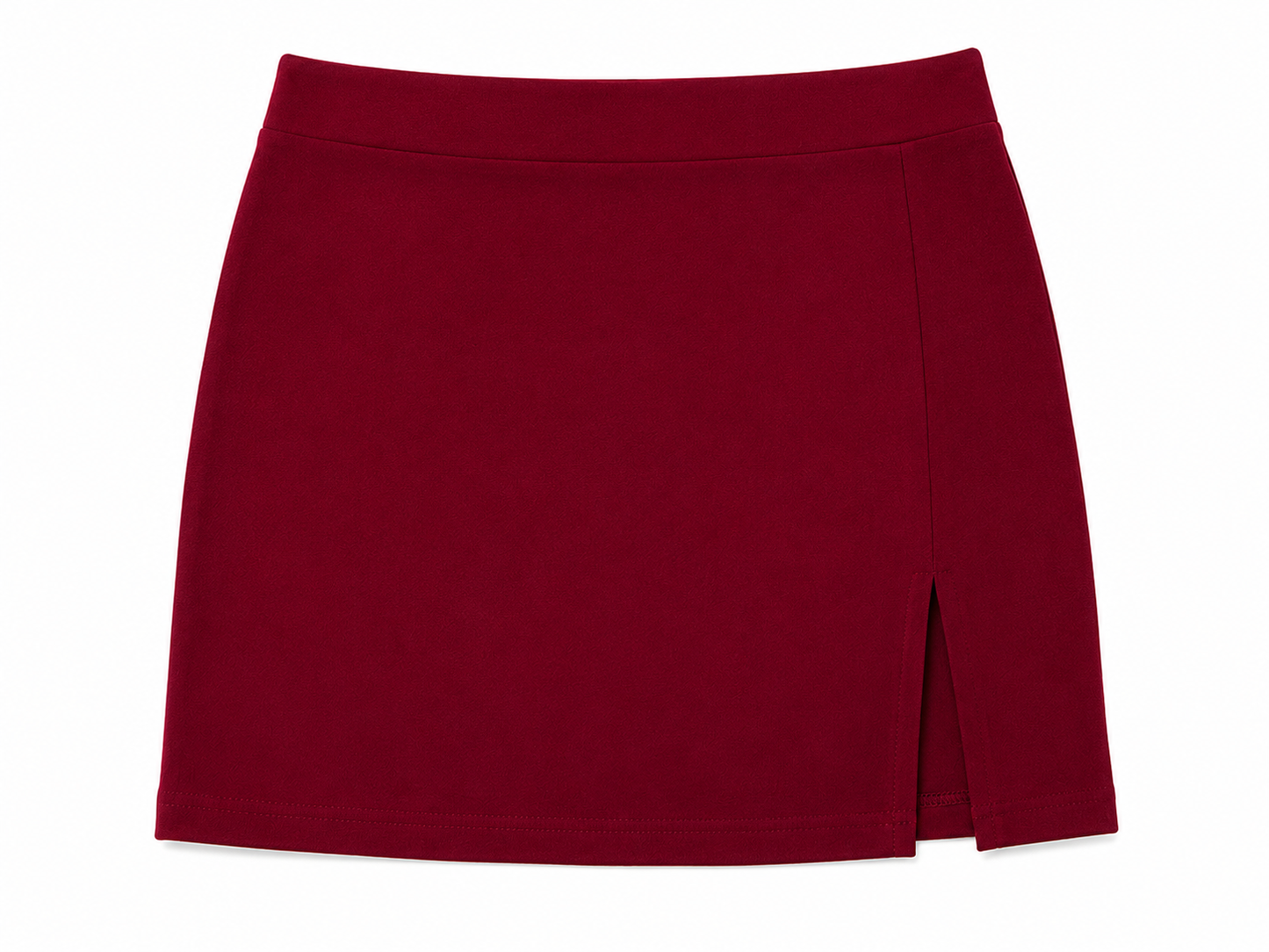 Falda Dama extra grande color vino