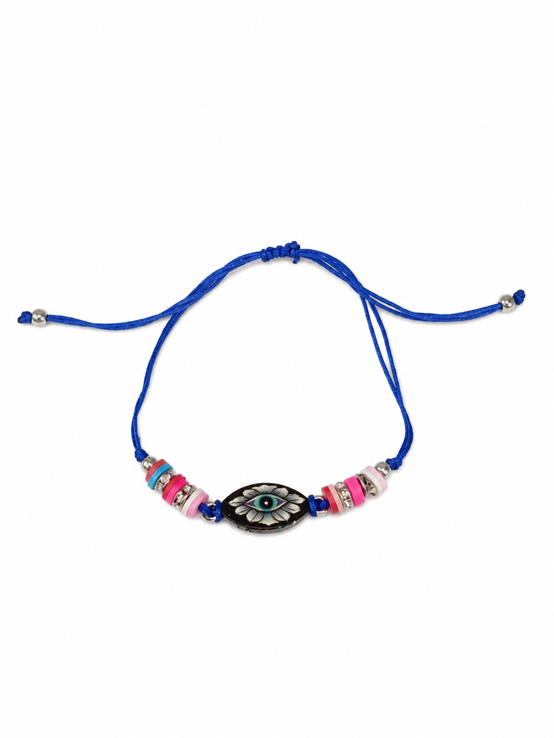 Pulsera niña ojo protector multicolor