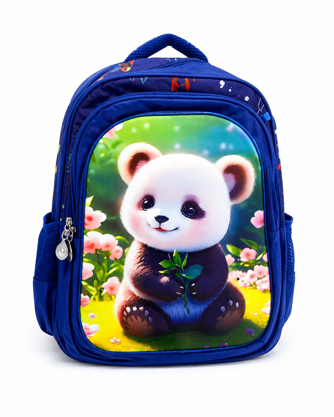 Set mochila infantil panda azul