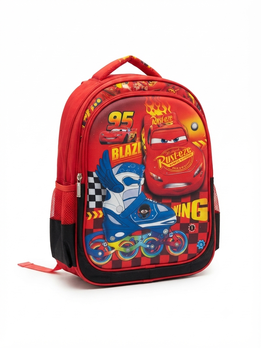 Mochila escolar carreras cars