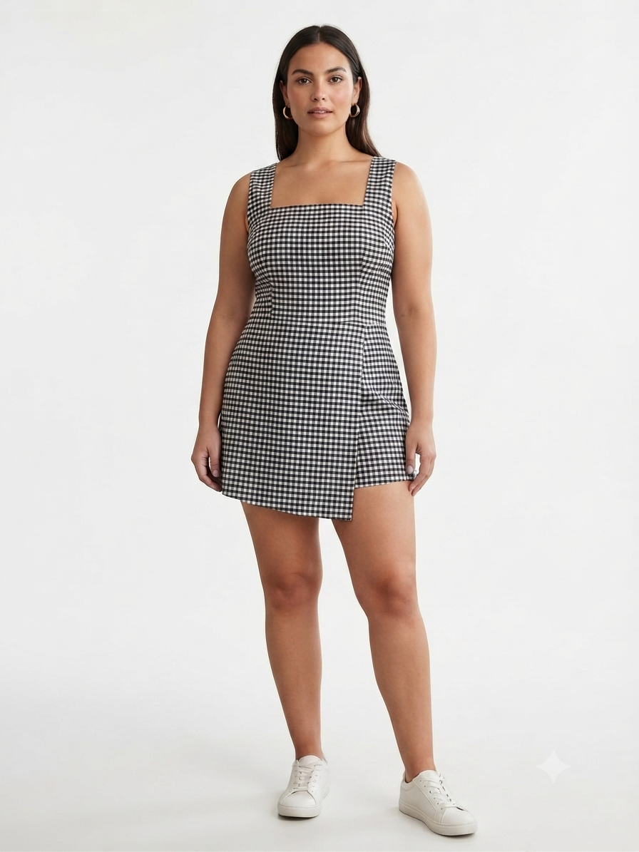 Short falda palazzo Dama chico