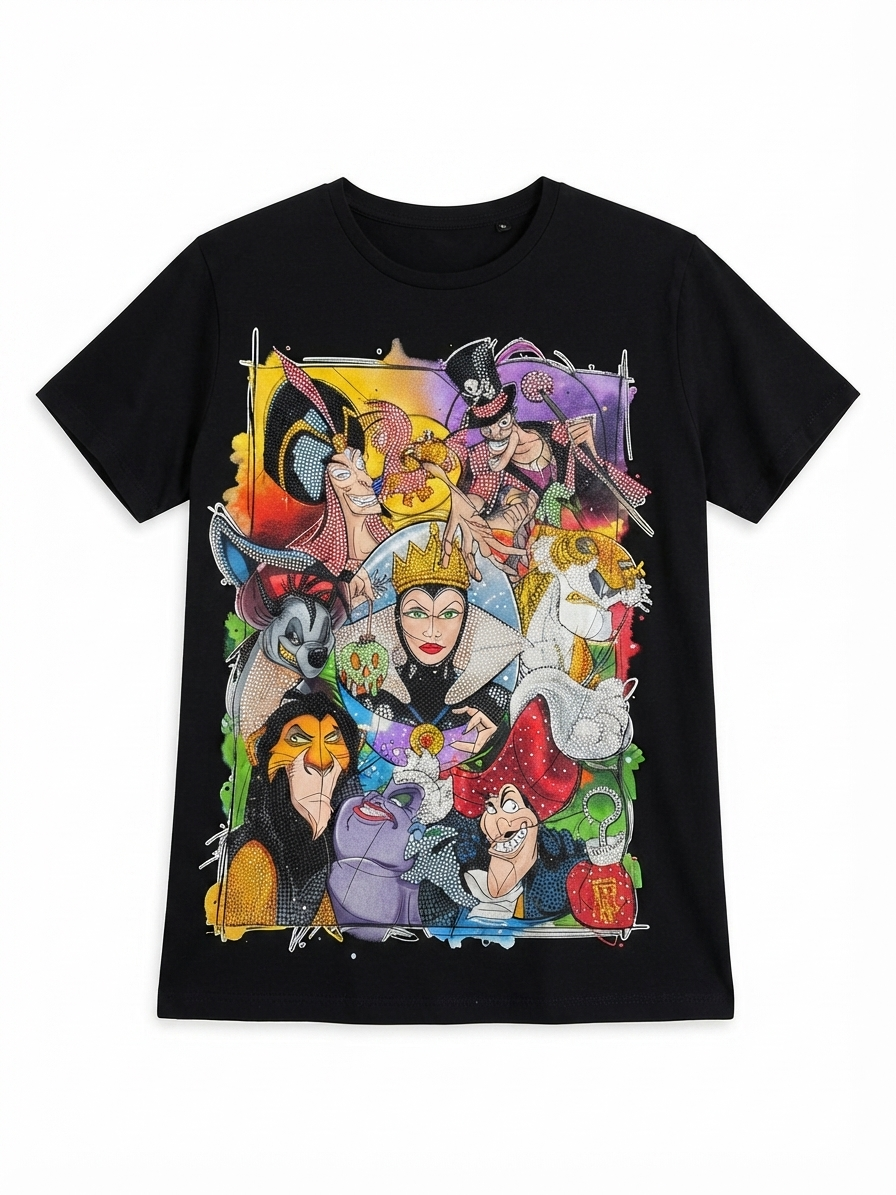 Blusa dama Villanos con pedrería