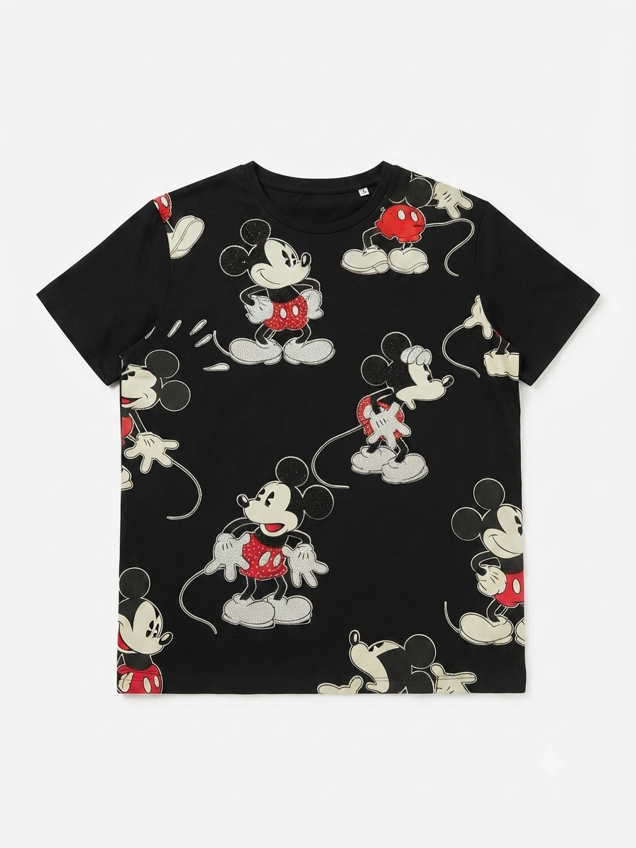 Blusa dama Mickey con pedrería