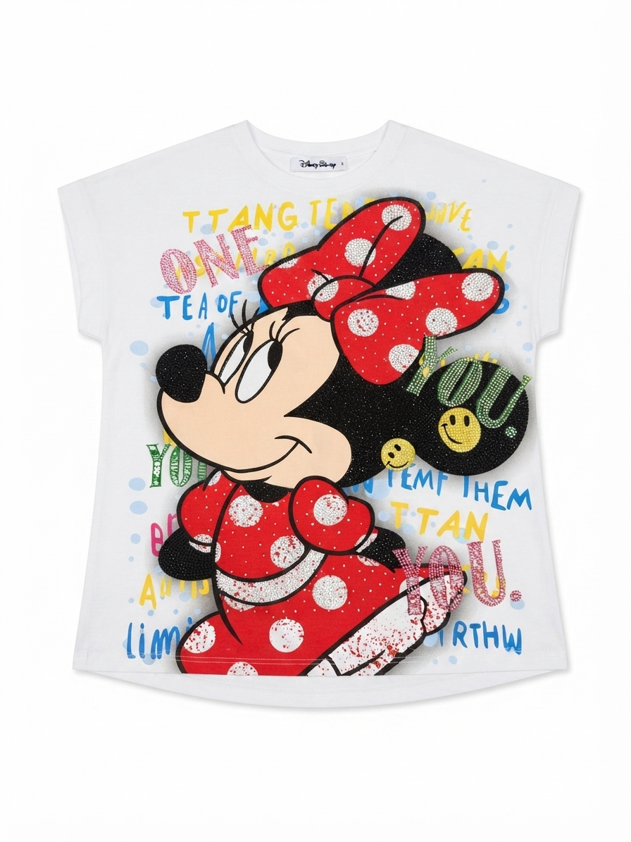 Blusa dama Minnie con pedrería