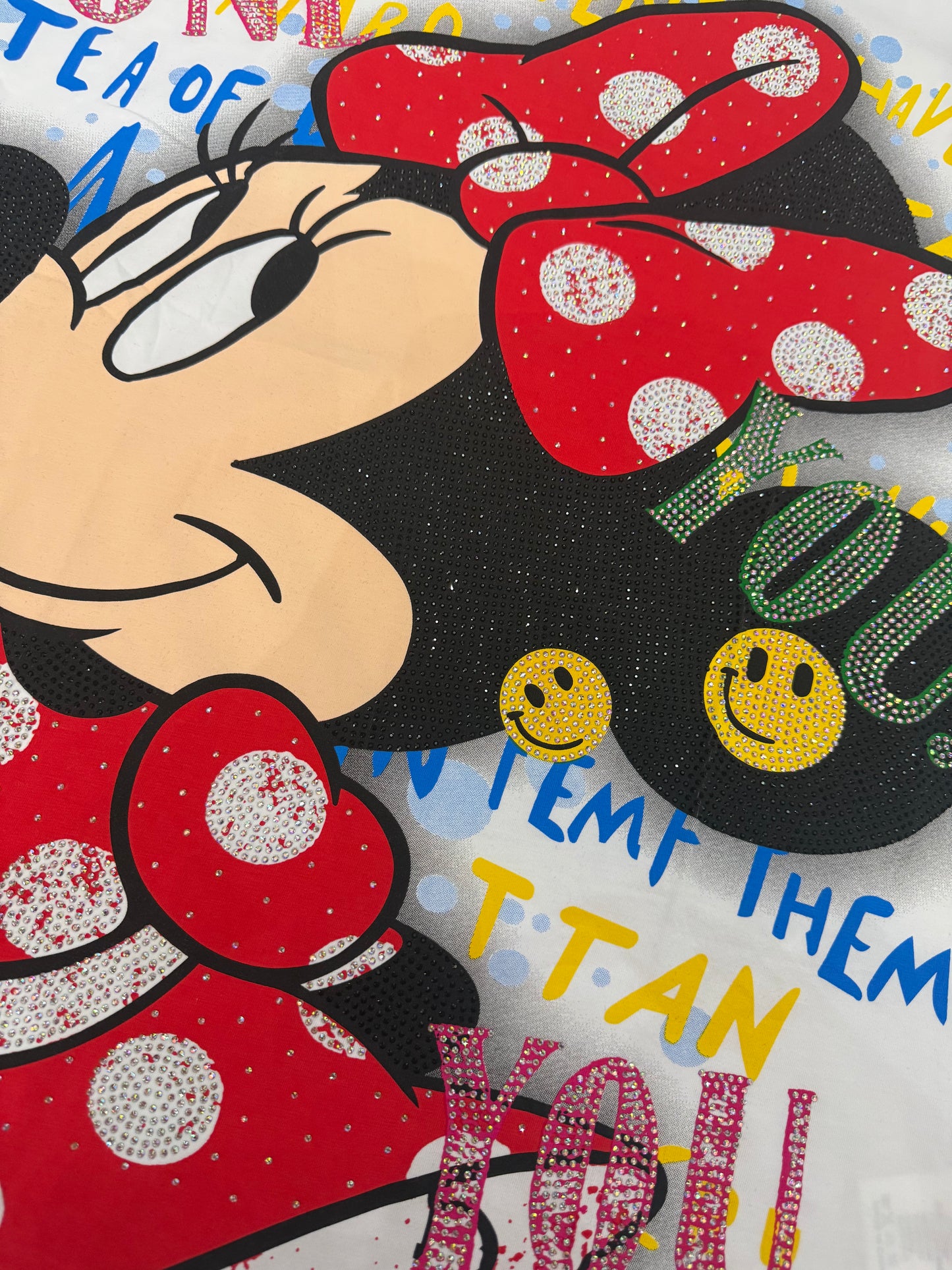 Blusa dama Minnie con pedrería
