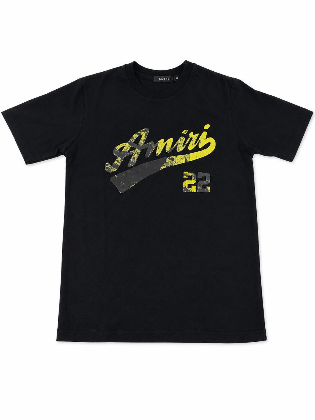 Playera Caballero Negra con Estampado Verde