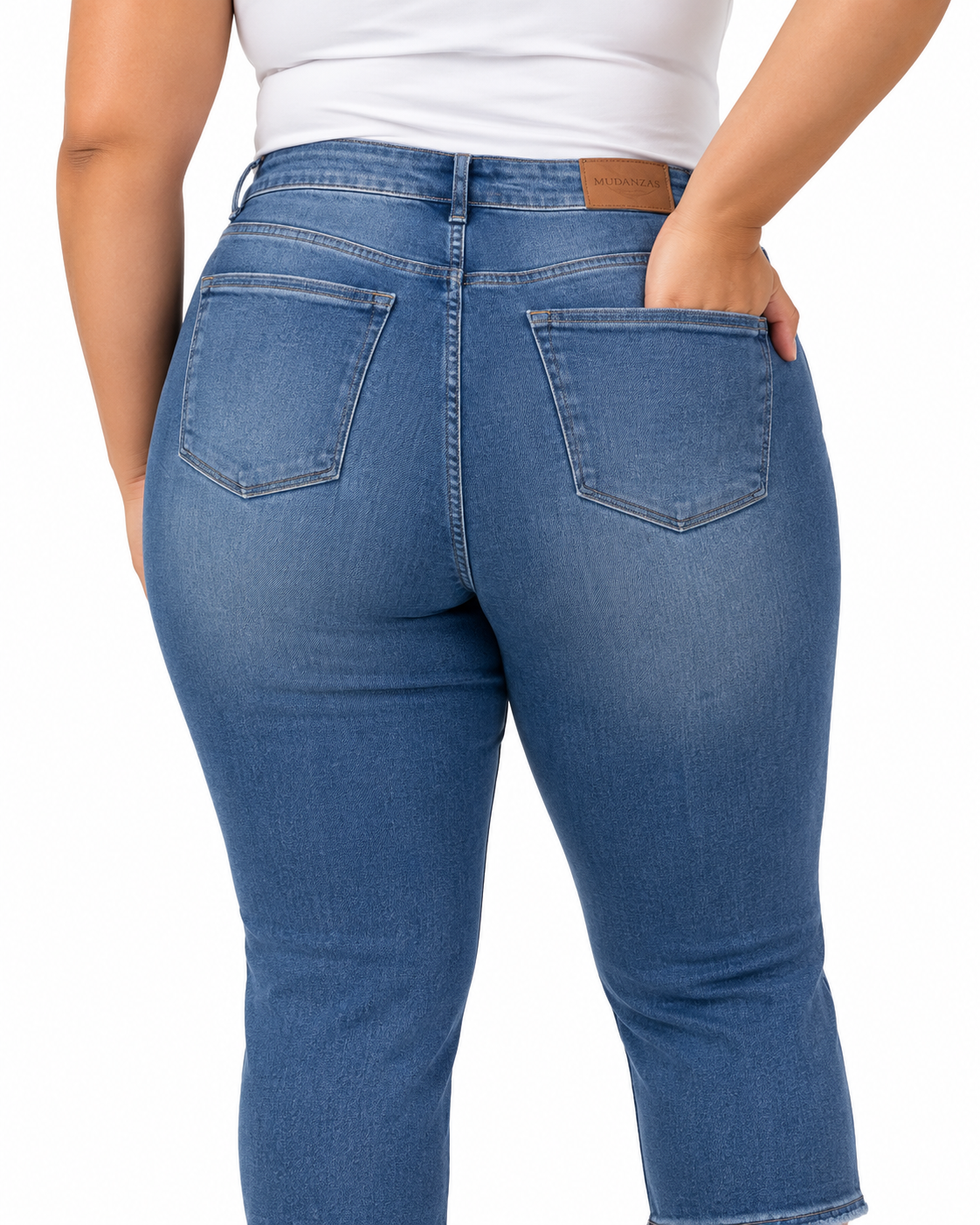 Pantalón Dama mezclilla clásica Mónaco