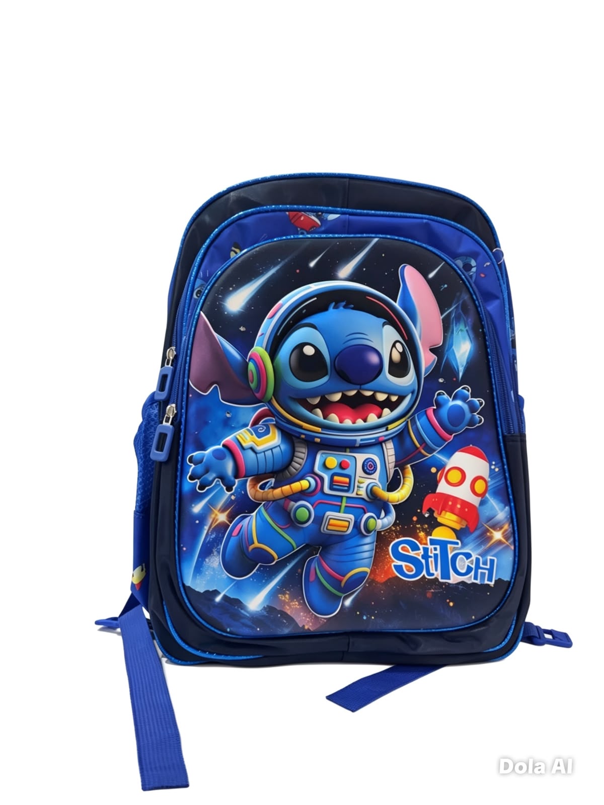 Mochila escolar diseño stich espacial