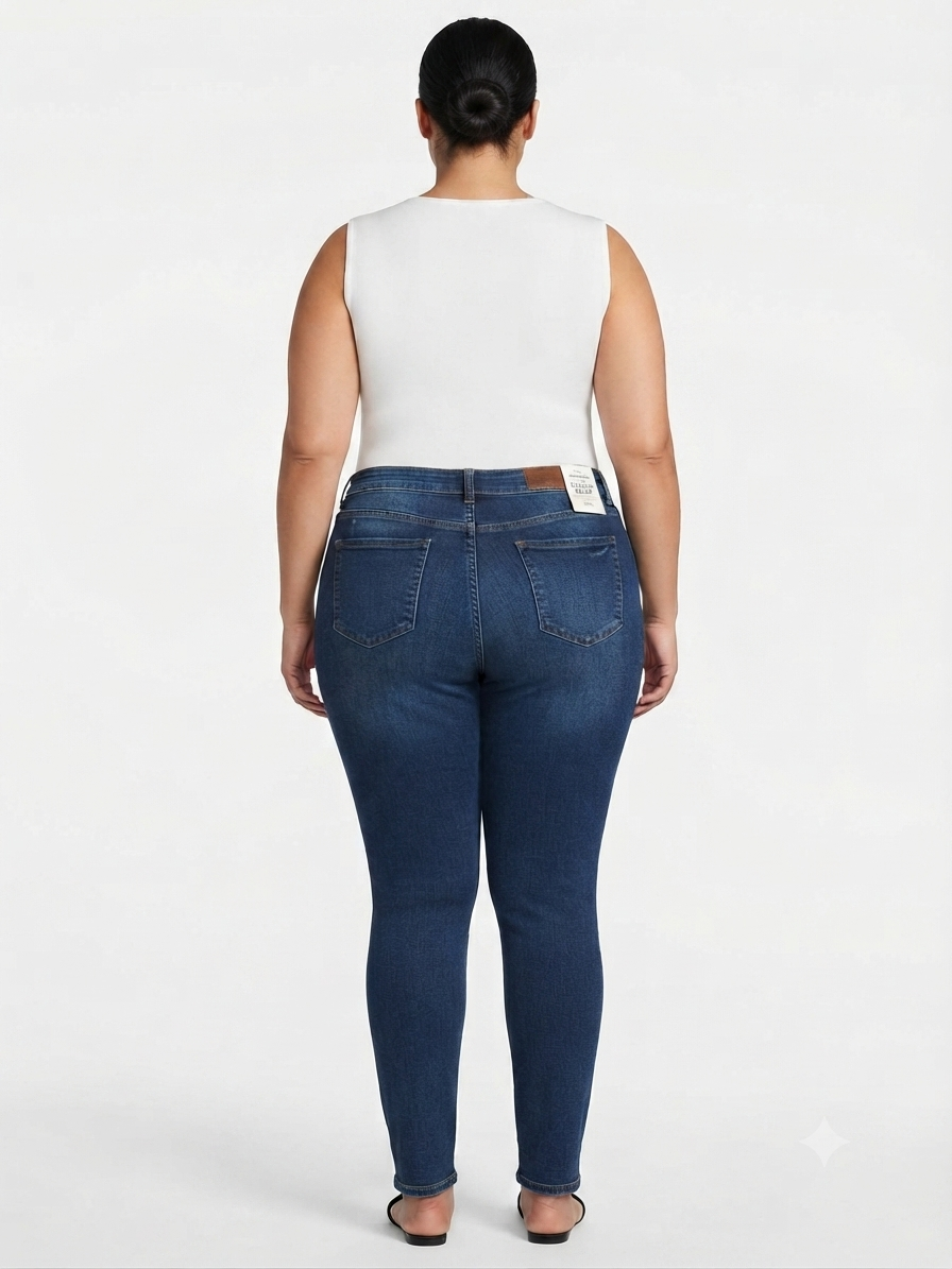 Pantalón dama mezclilla skinny