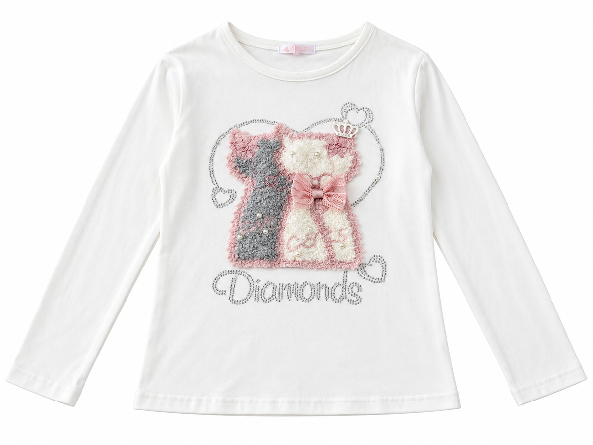 Set niña de 3 piezas con chamarra afelpada y short de lentejuelas