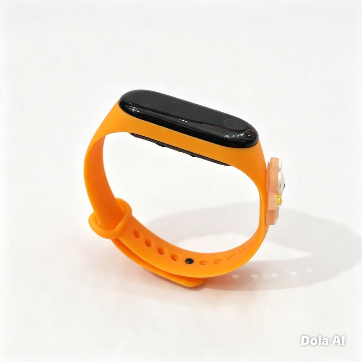 Reloj infantil digital naranja con personaje