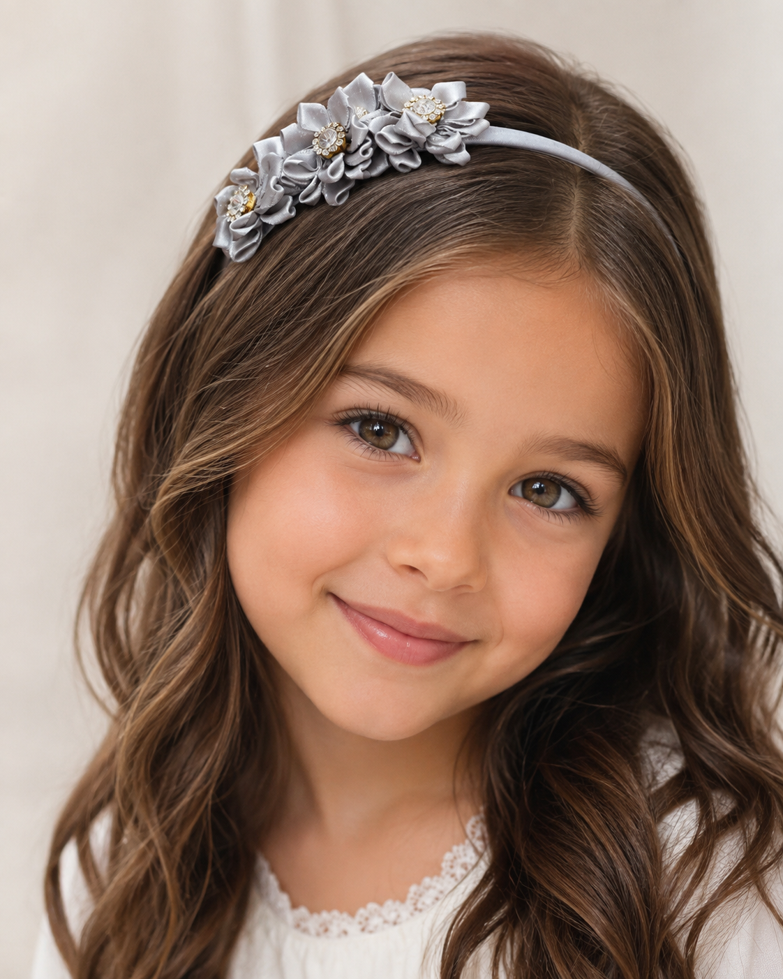Diadema accesorio niña con flores