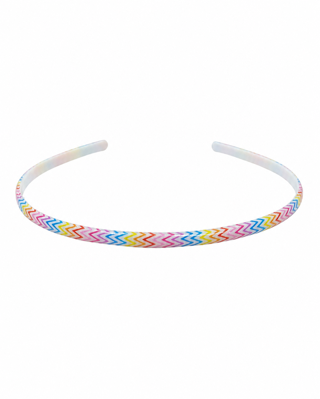 Diadema niña multicolor diseño zigzag