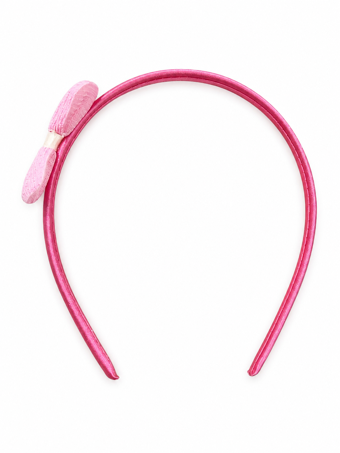 Diadema niña rosa con moño