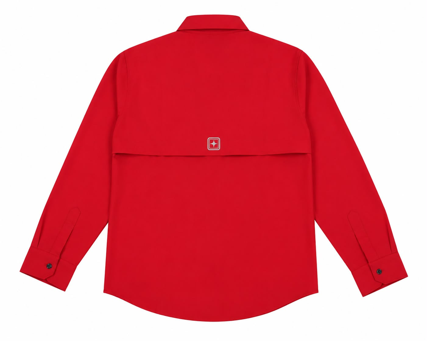 Camisa Caballero Roja Manga Larga
