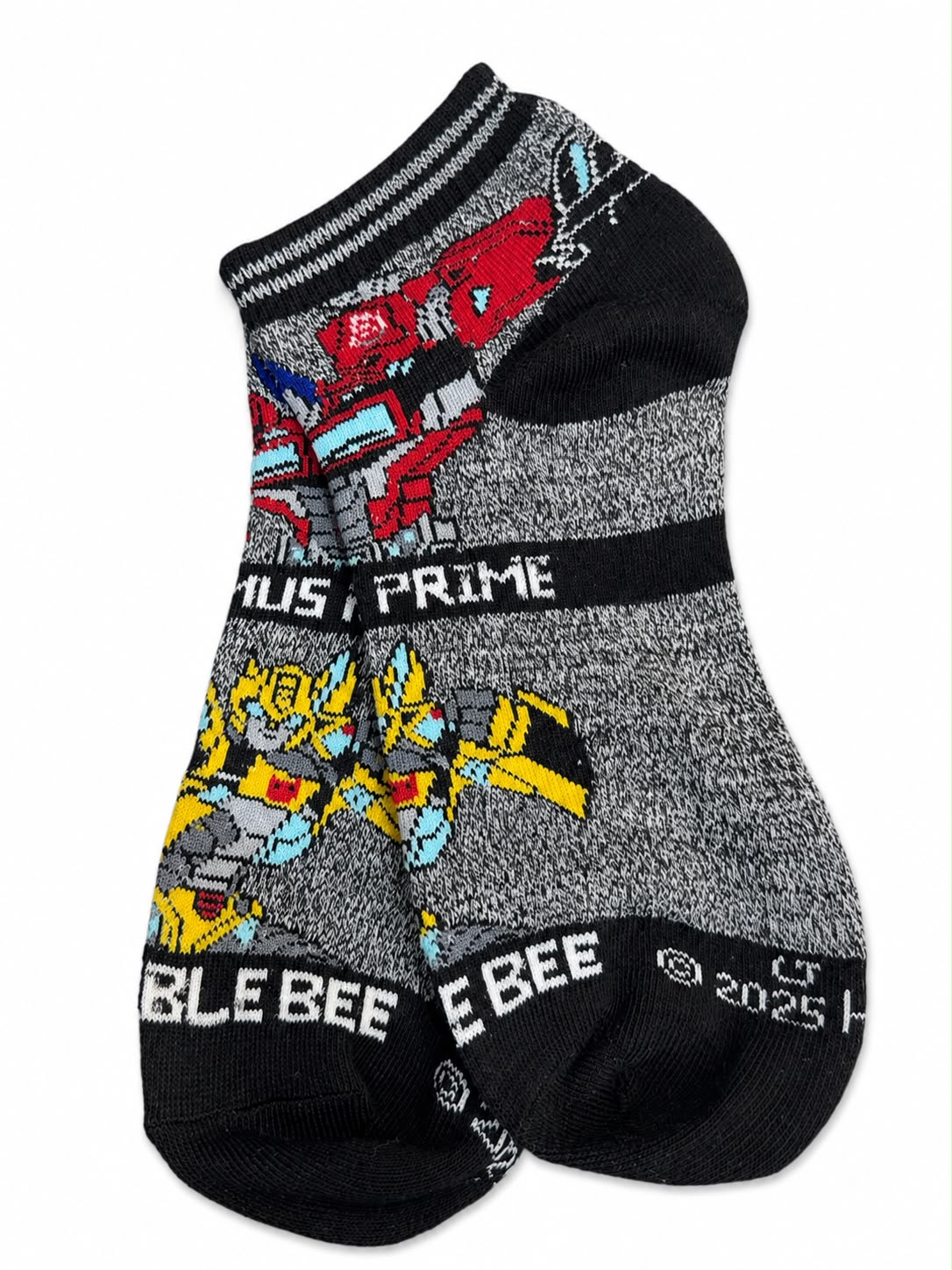 Calceta corta diseño Optimus Prime y Bumblebee