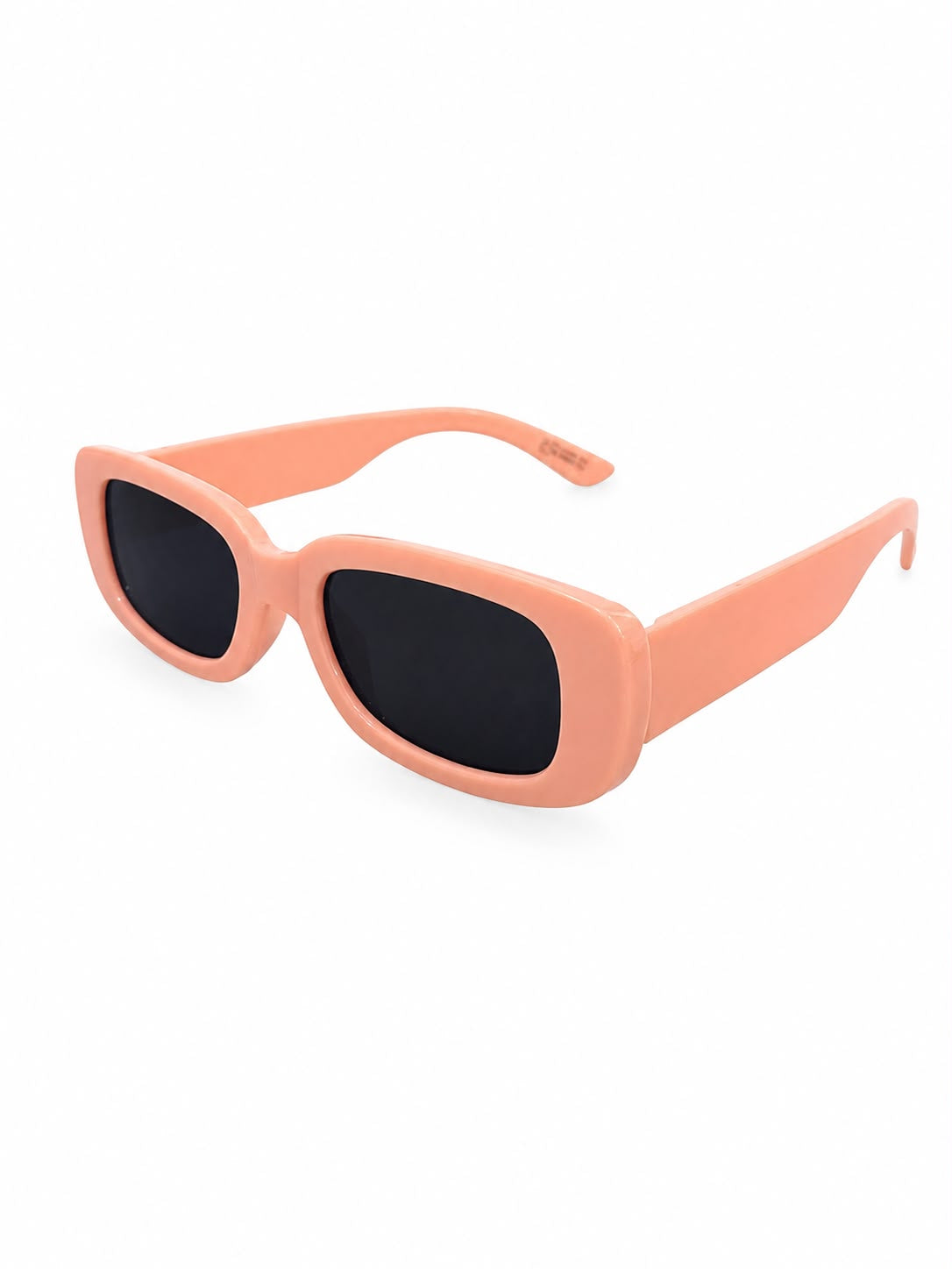 Lentes niña rectangulares color durazno