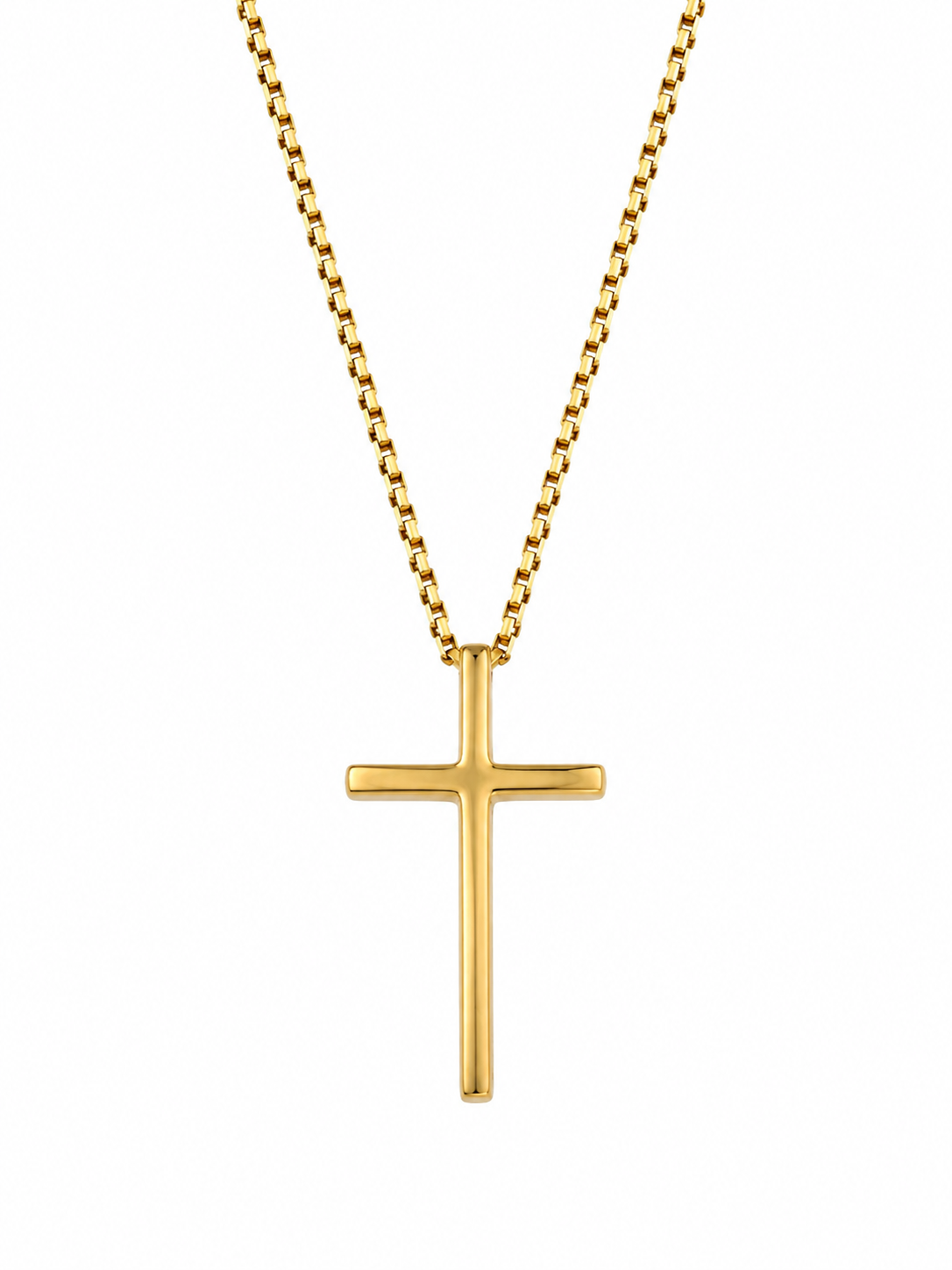 ✨ Collar accesorio dama – Cruz dorada