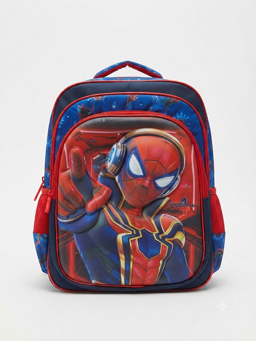 Mochila escolar infantil de superhéroe arácnido