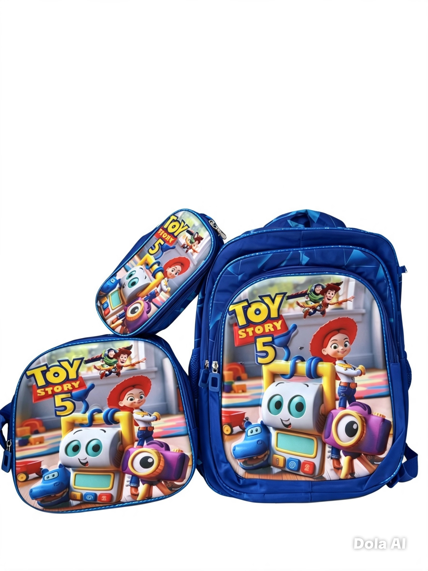 Mochila escolar infantil aventura juguetes