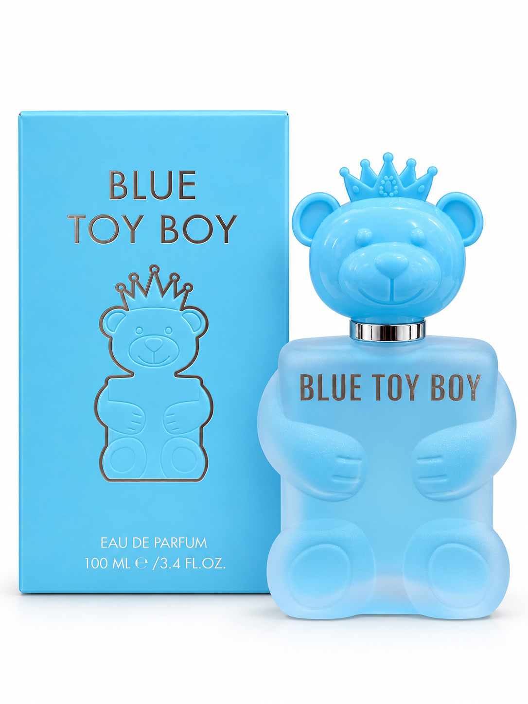 Perfume Caballero con frasco de osito azul