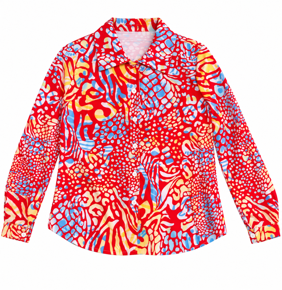 Blusa Dama Estampada Manga Larga ❤️✨