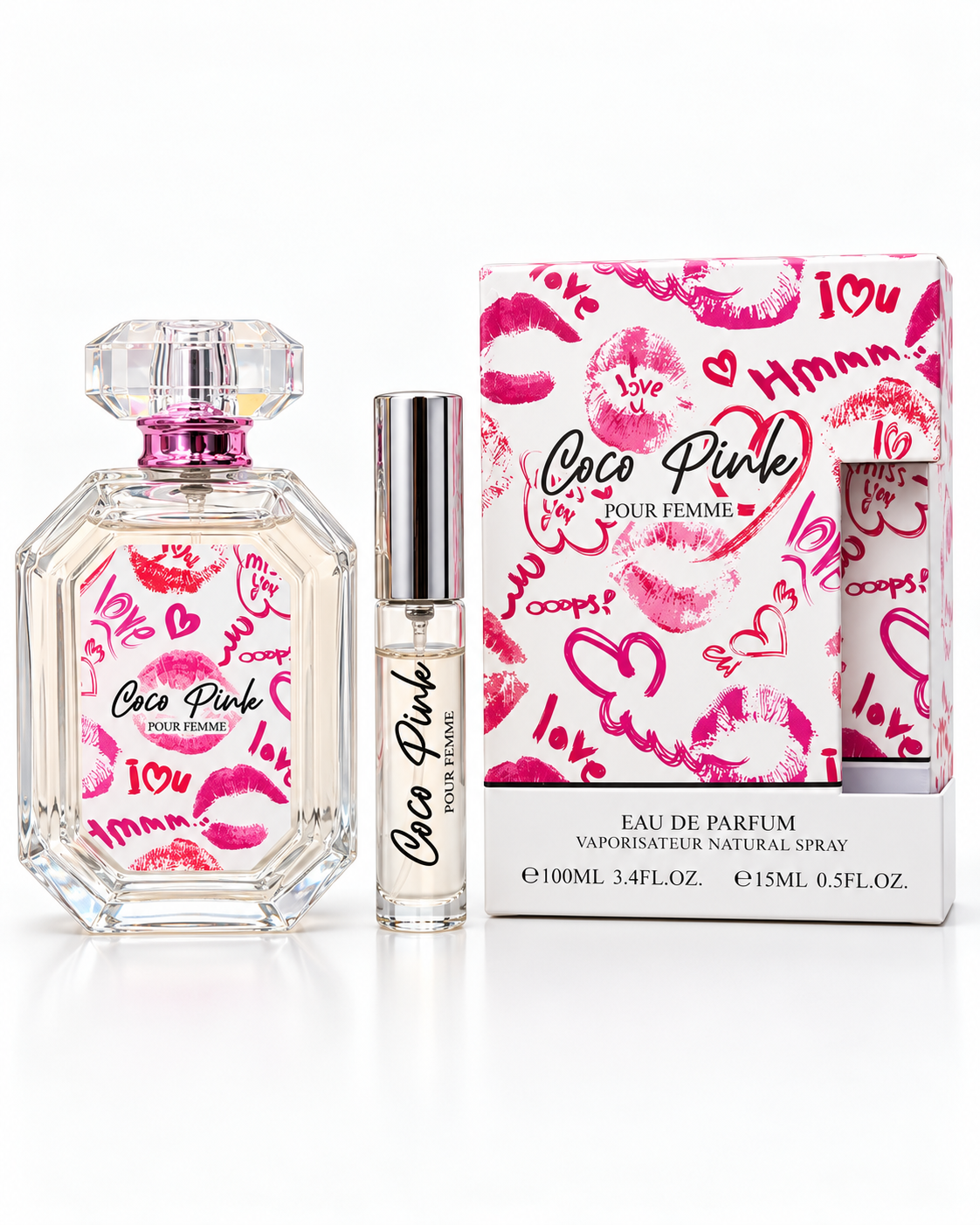 Perfume dama Coco Pink Pour Femme – Set