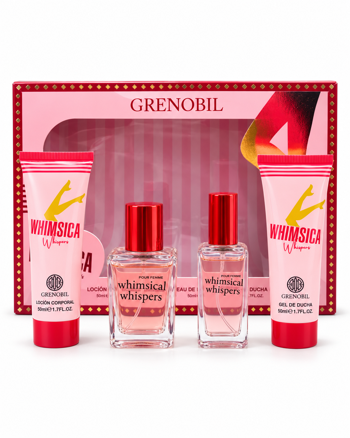 Perfume dama Whimsical Whispers – Set de 4 piezas