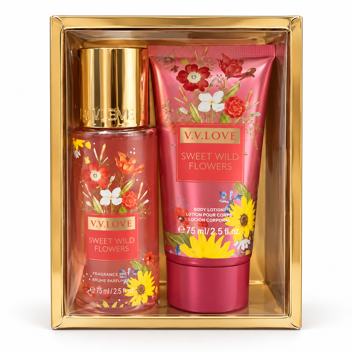 Perfume dama Sweet Wild Flower – Set de 2 piezas
