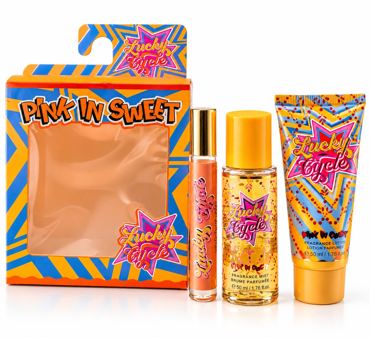 Perfume dama Dulce Destello – Set de 3 piezas 💖✨