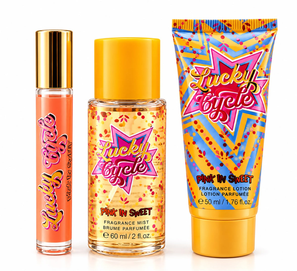 Perfume dama Dulce Destello – Set de 3 piezas 💖✨