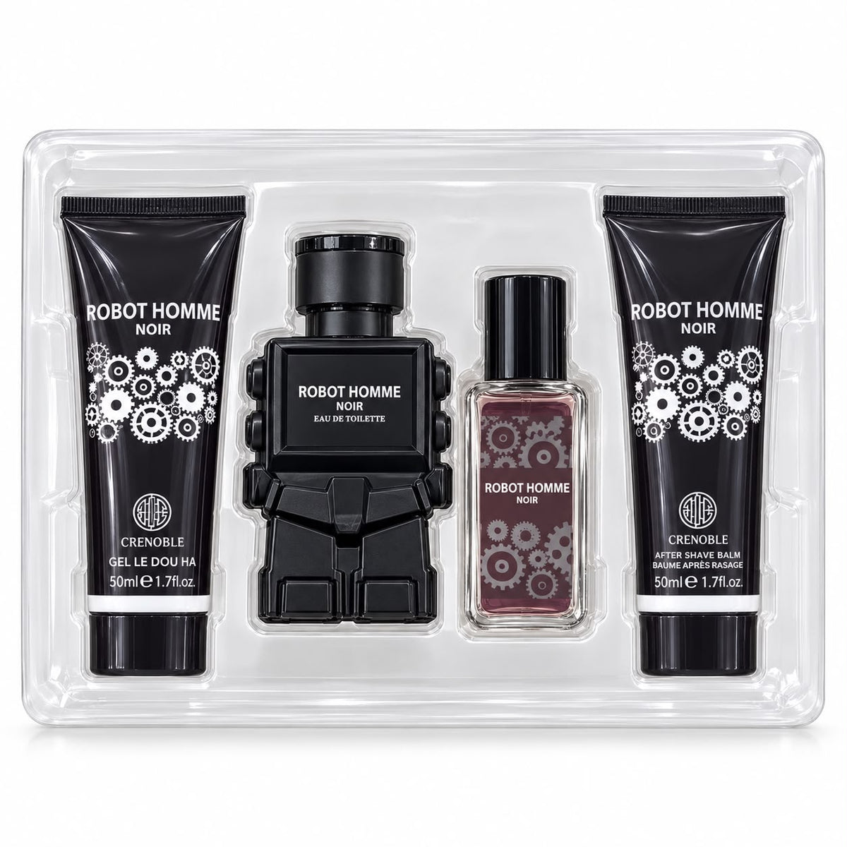 Perfume caballero – Set Poder Nocturno 4 Piezas 🖤