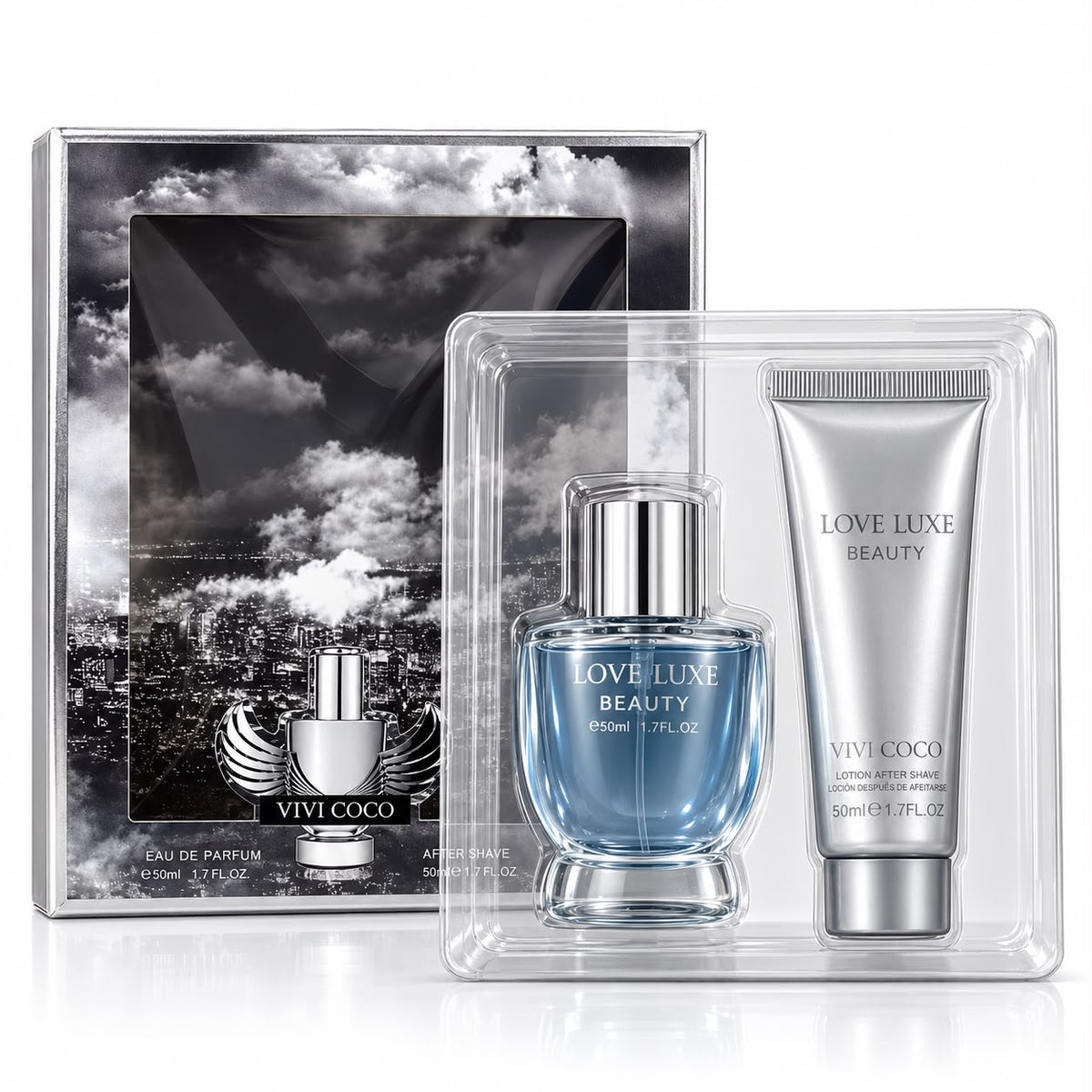 Perfume caballero – Set Elegancia Azul Nocturna 2 Piezas 💙