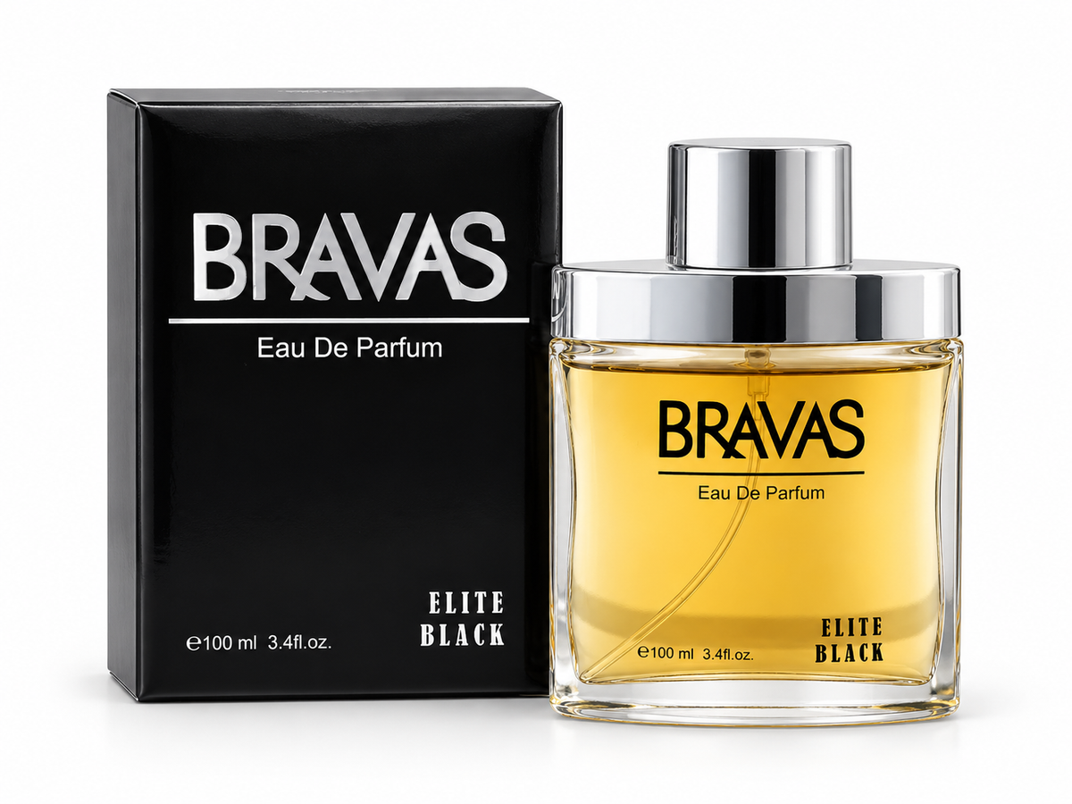 Perfume Caballero Elegancia Intensa Bravas black