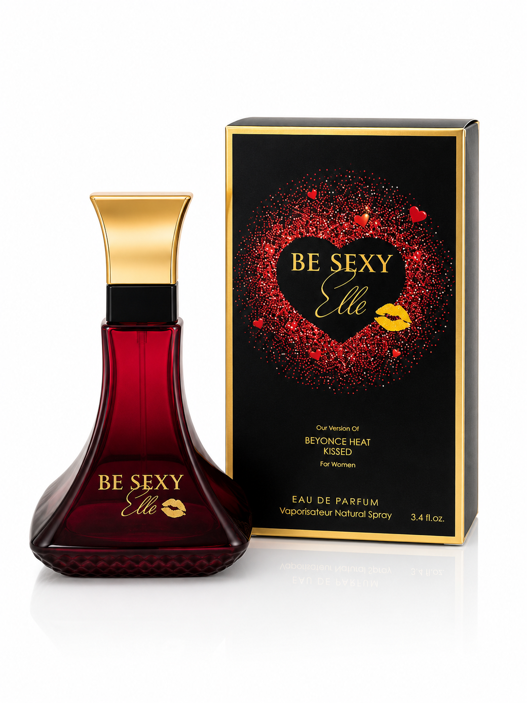 Perfume Dama BE SEXY ELLE Beyoncé He@t Kissed@