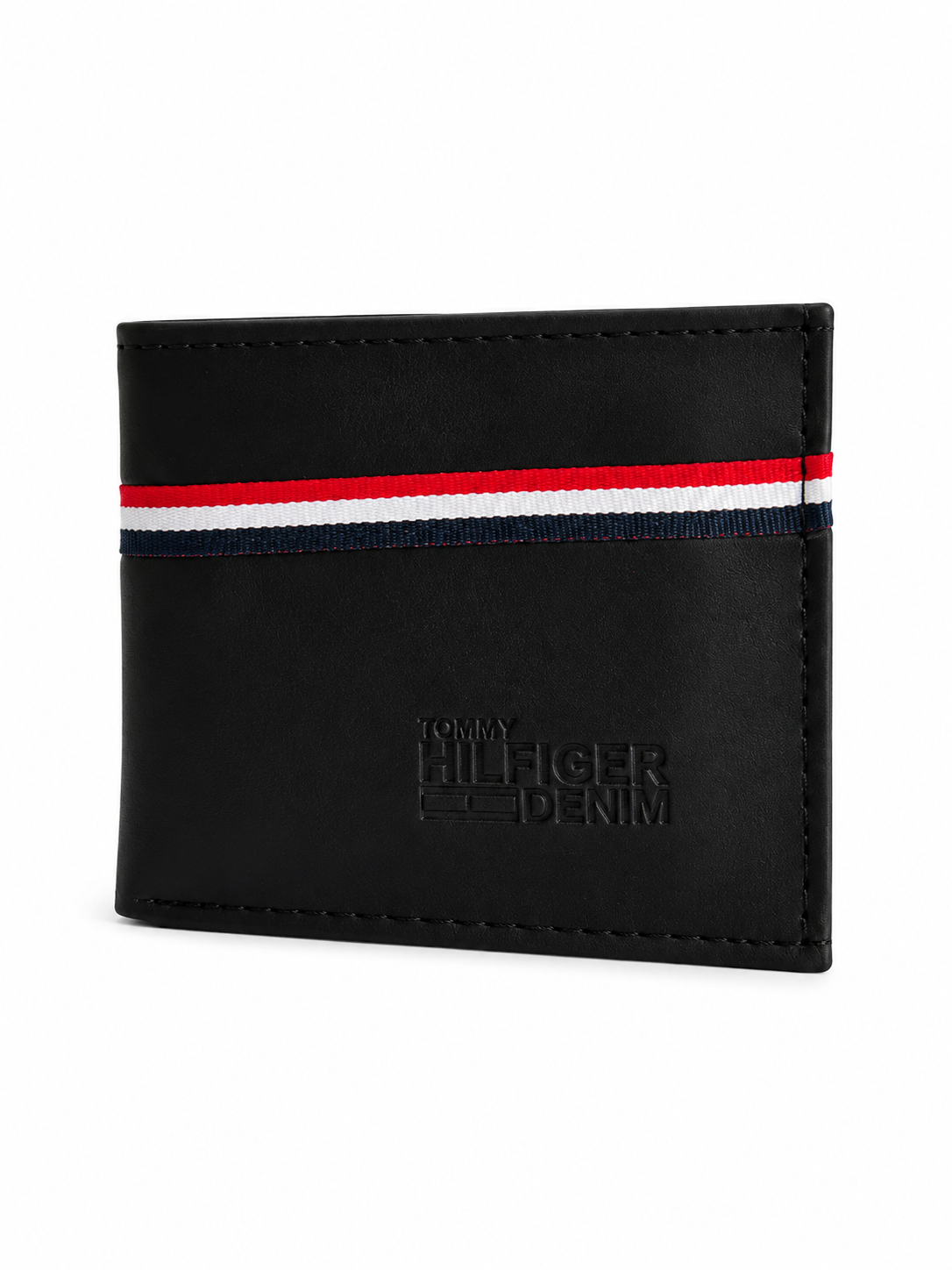 Cartera Caballero de Vinilpi@l T@MMY HILFIG@R DENIM BIF@LD W@LLET